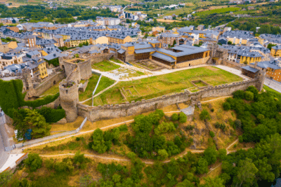 castillo y casco antiguo de ponferrada