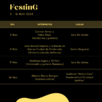 34º Festival Internacional de Guitarra de Ponferrada- cartel