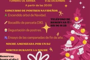 Bienvenida a la Navidad en Tombrio de Arriba cartel