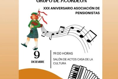 Concierto de la Banda de Gaitas Vega de Espinareda y Grupo Acordeon cartel