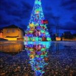 Encendido de las luces navideñas en San Andrés de Montejos