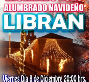 Encendido de luces navideñas de Librán cartel