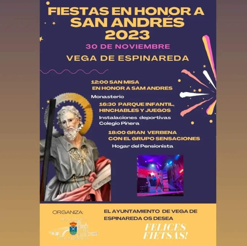 Fiestas en Honor a San Andrés cartel