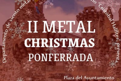 II Metal Christmas Ponferrada cartel