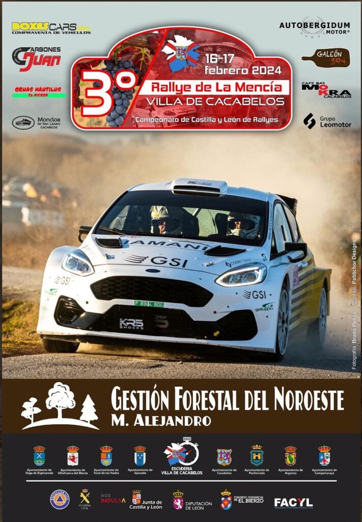 III Rallye de la Mencía 2024 cartel