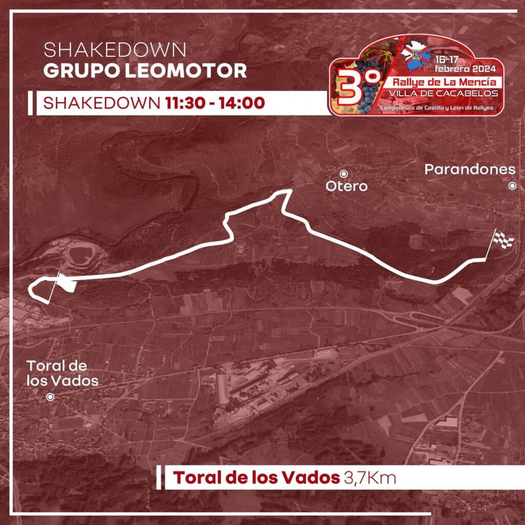shakedown III Rallye de la Mencía Villa de Cacabelos