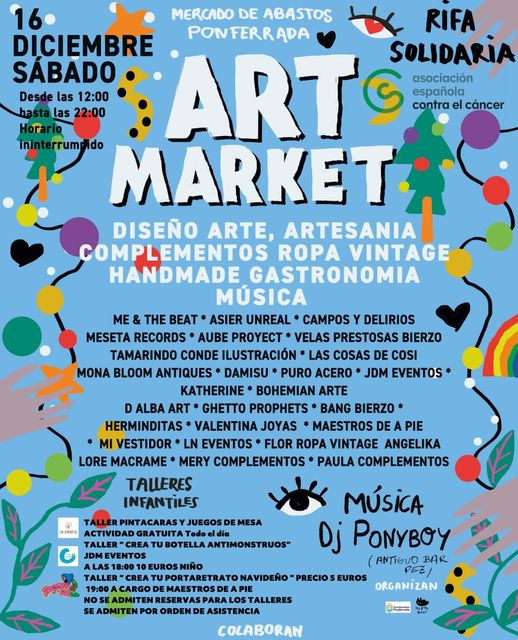 Art Market en Plaza Gourmet cartel