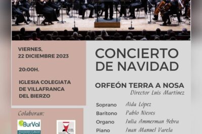 Concierto de Navidad en Villafranca del Bierzo cartel