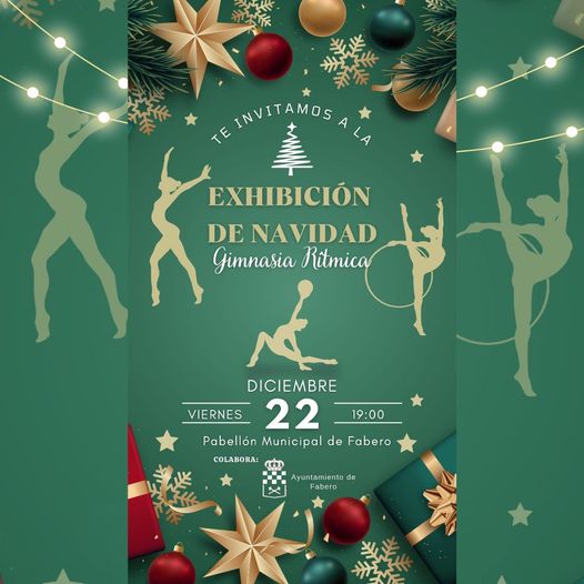 Exhibición de Navidad de Gimnasia Rítmica en Fabero