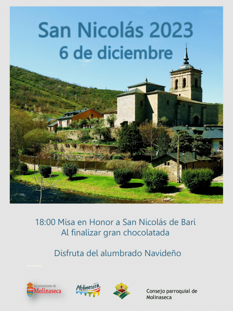 Fiesta en Molinaseca en Honor A San Nicolas cartel