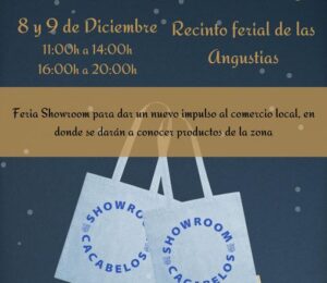 SHOWROOM Cacabelos cartel
