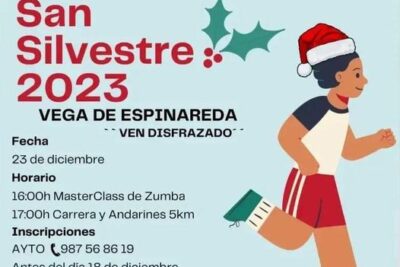 San Silvestre en Vega de Espinareda cartel