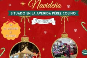 VIII Mercado navideño en Ponferrada cartel