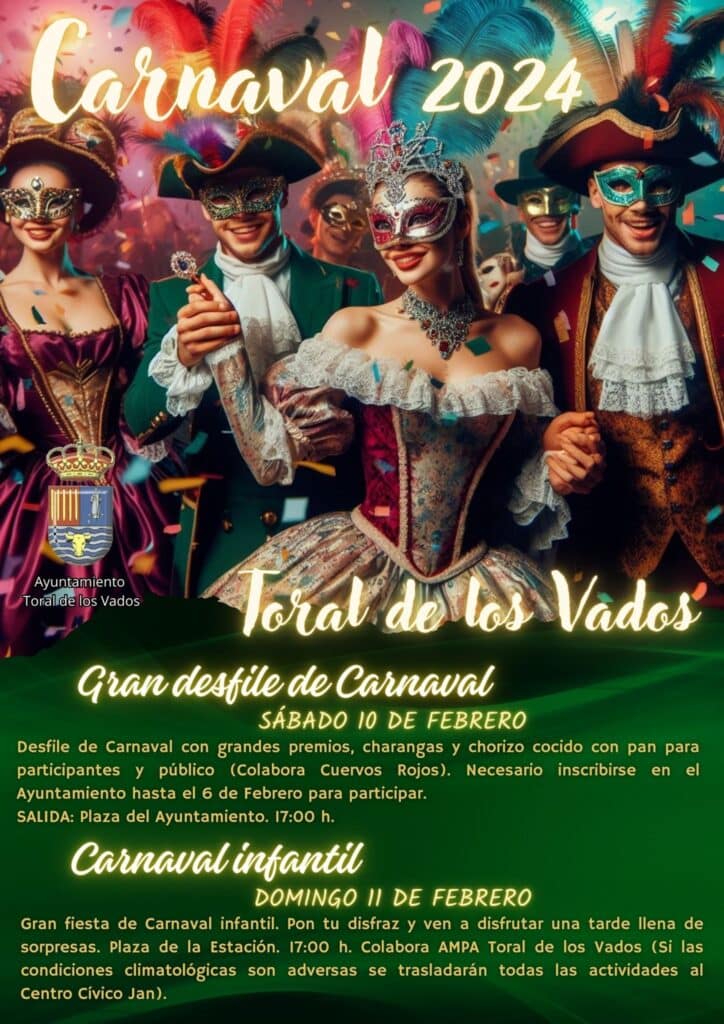Carnaval de Toral de los Vados 2024 cartel