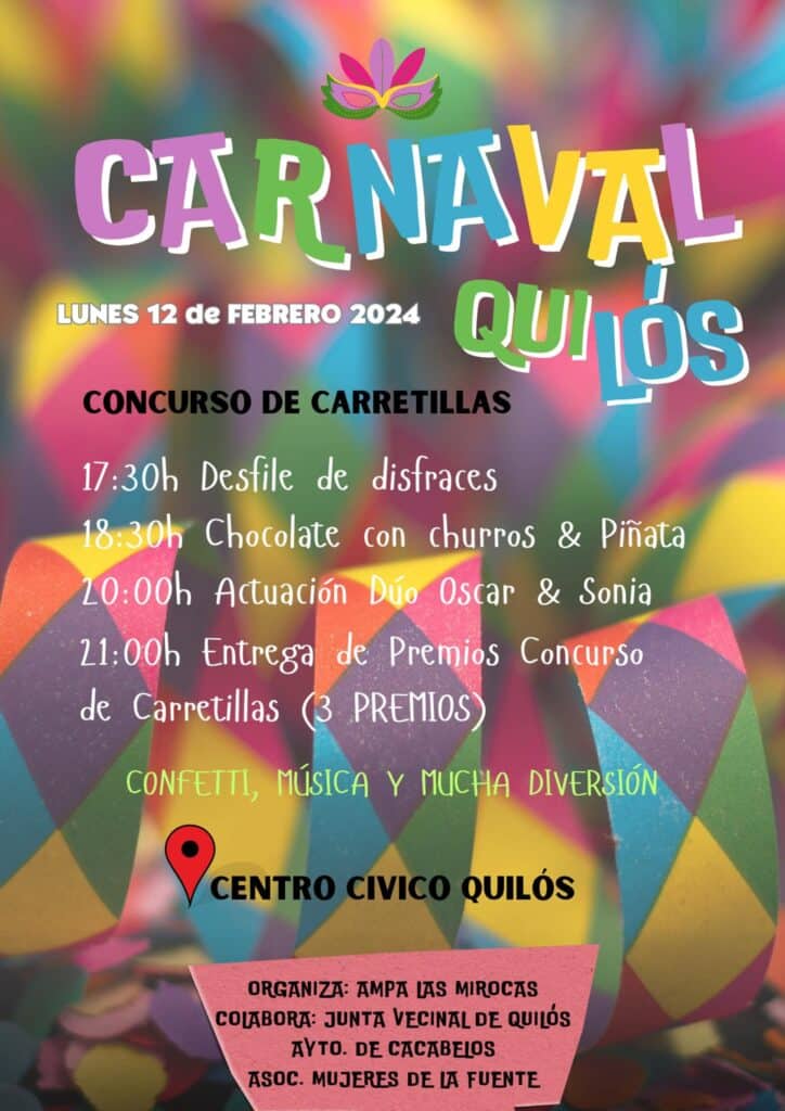 Carnaval en Quilós 2024 cartel