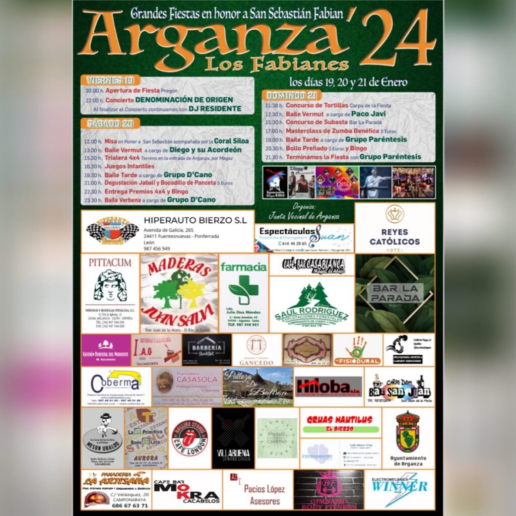 Fiestas Arganza 2024 cartel