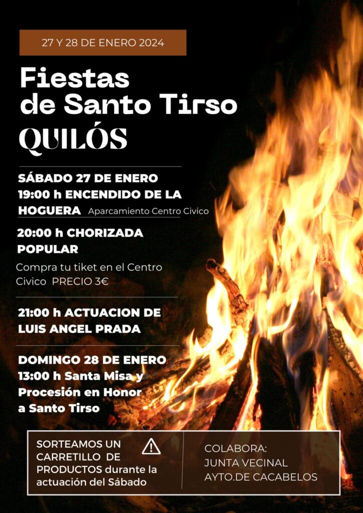 Fiestas de Santo Tirso en Quilós 2024