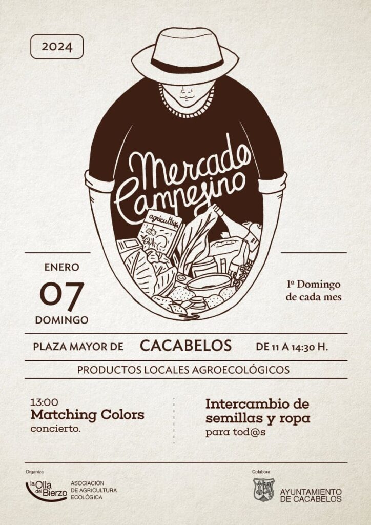Mercado Campesino de Cacabelos - Enero 2024 cartel