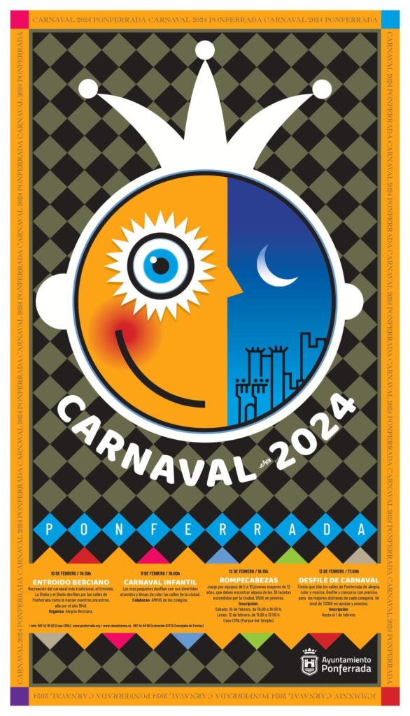 cartel carnaval en ponferrada 2024