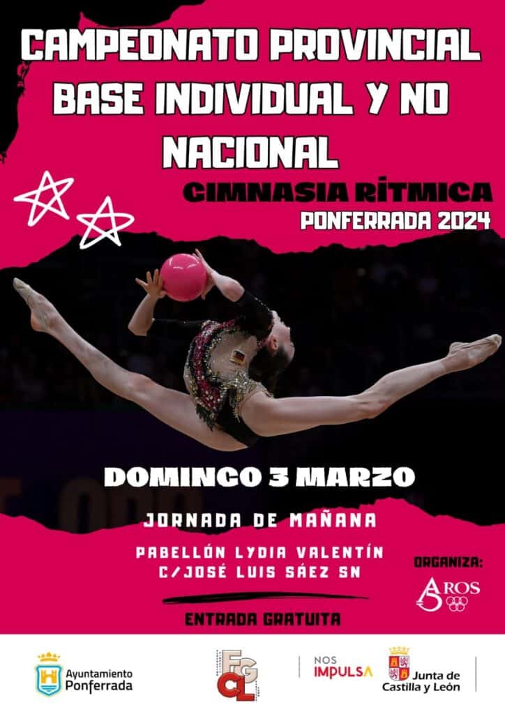 Campeonato Provincial de Gimnasia Rítmica en Ponferrada