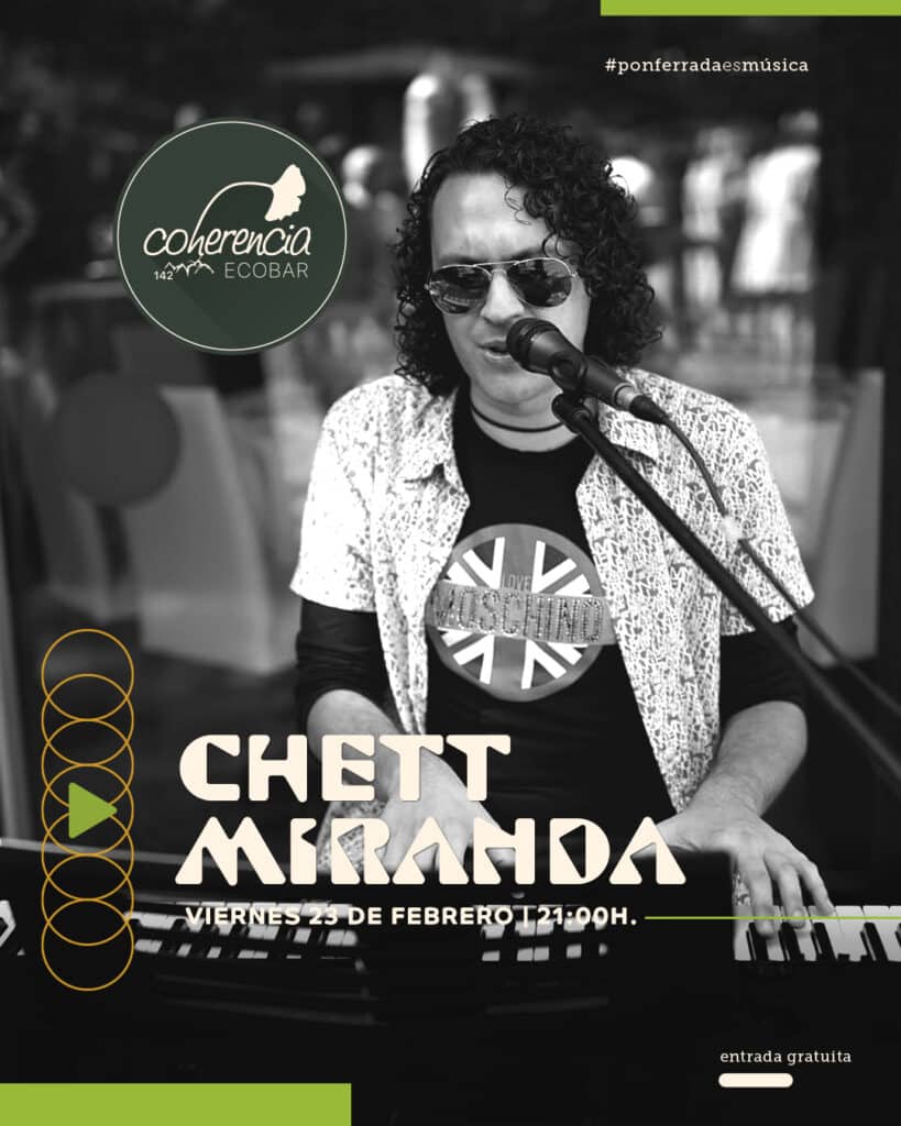 Concierto de Chett Miranda en Coherencia Ecobar