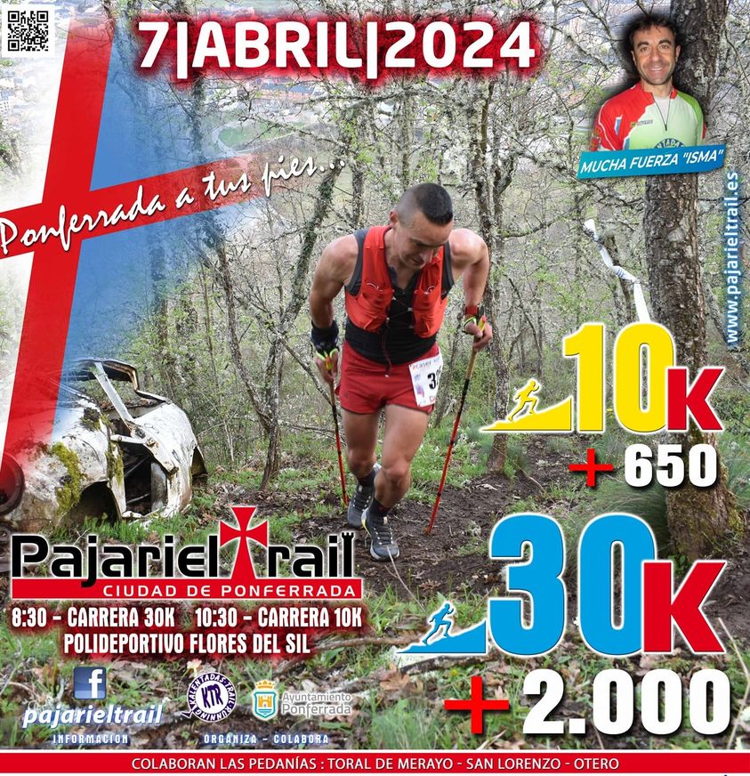 V Pajariel Trail 2024 - Ciudad de Ponferrada cartel 2