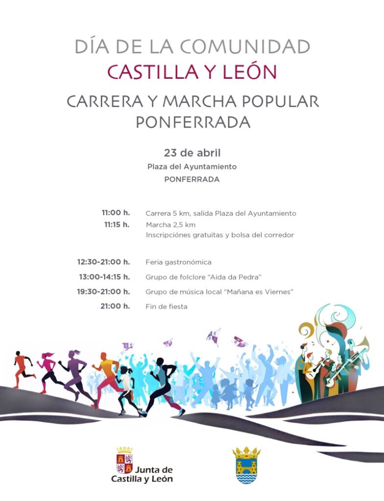 Día de Castilla y León en Ponferrada cartel