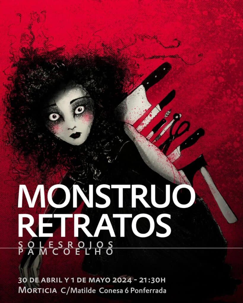 Exposición Monstruo-Retratos en Morticia por Pam Coelho