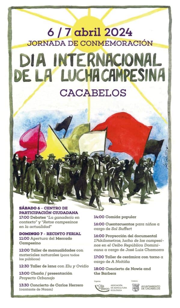 Fiesta de Lucha Campesina en Cacabelos cartel