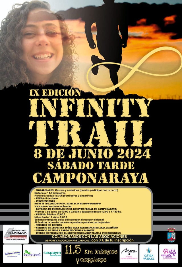 IX INFINITY TRAIL 2024 Memorial Cristina Díaz cartel