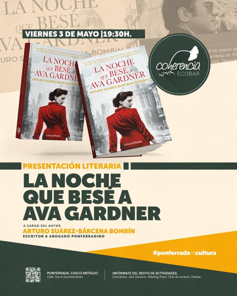 Presentacion del Libro "La noche que bese a Ava Gardner" en el Coherencia Ecobar