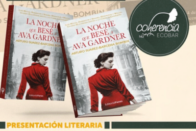 Presentacion del Libro La noche que bese a Ava Gardner en el Coherencia Ecobar portada