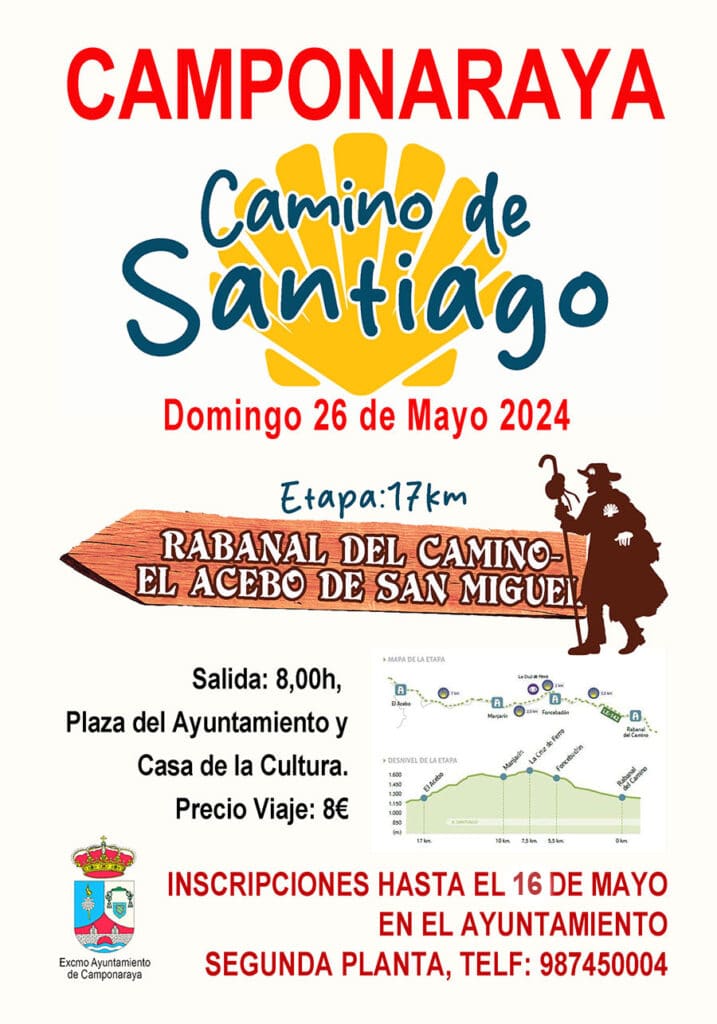 Etapa del Camino de Santiago Rabanal del Camino - El Acebo de San Miguel cartel