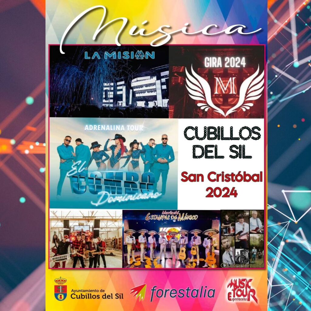 ACTUACIONES MUSICALES FIESTAS DE SAN CRISTÓBAL 2024