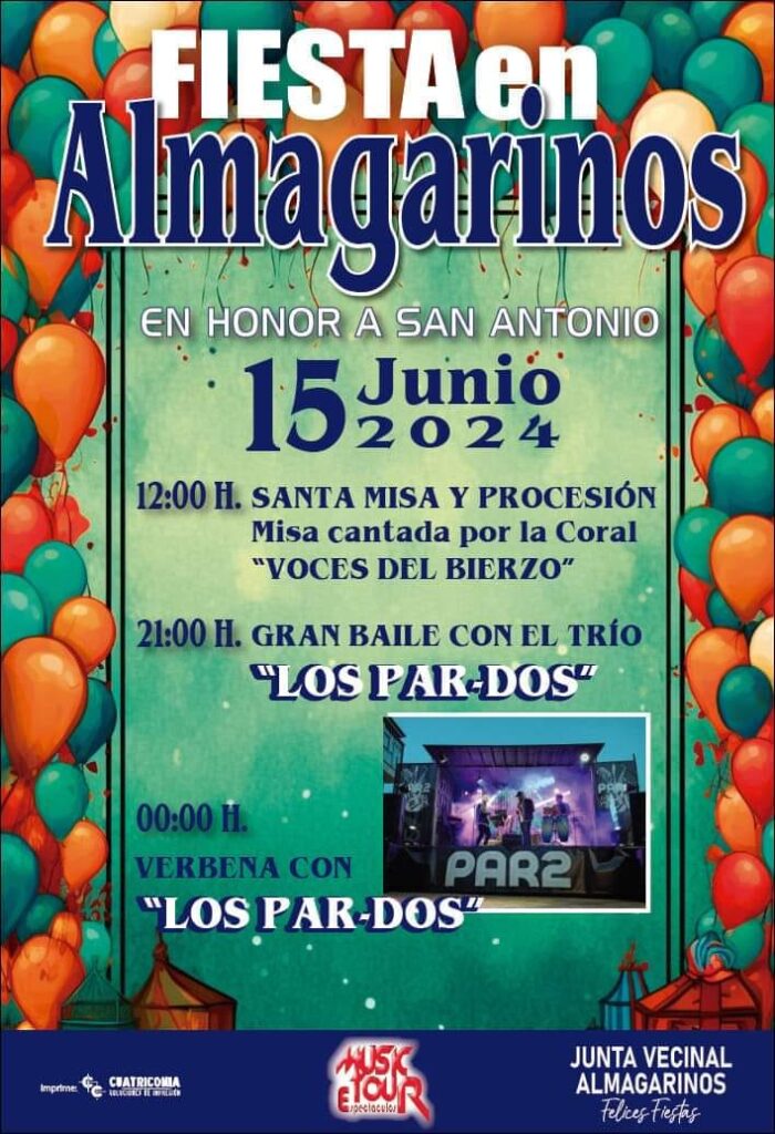 Fiestas en Almagarinos de San Antonio 2024 cartel