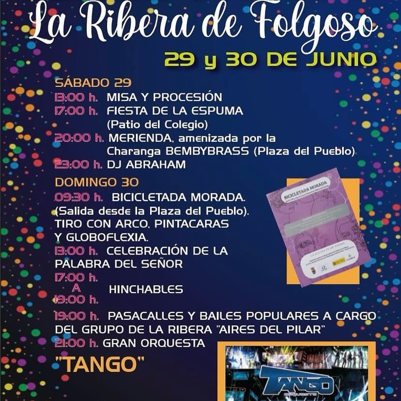 Fiestas en LA RIBERA de Folgoso