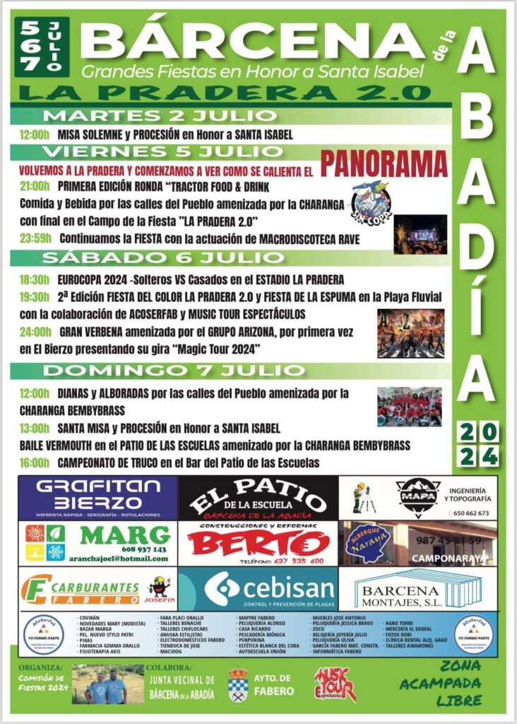 fiestas barcena de la abadia 2024