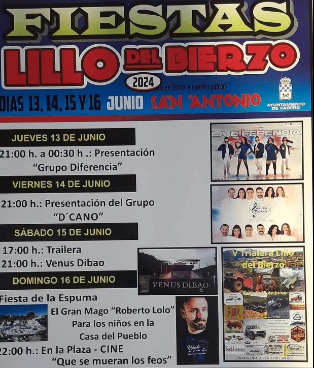 fiestas en lillo del bierzo