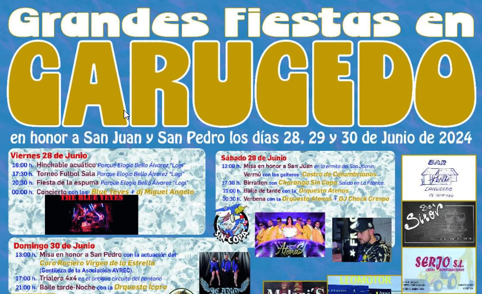 grandes fiestas de carucedo