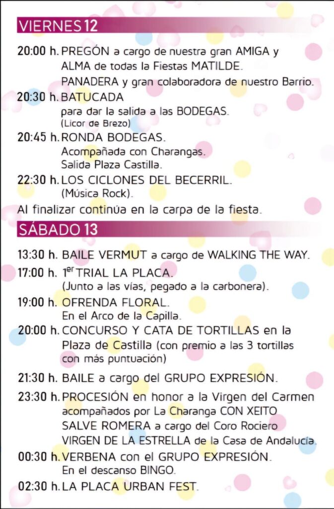 Fiestas del Carmen 2024 en el Barrio de La Placa de Ponferrada 1