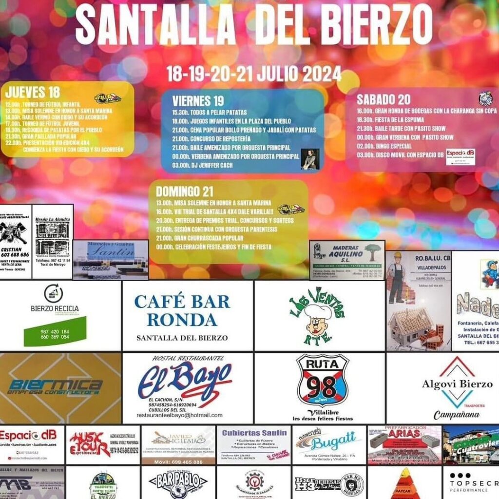 Fiestas en Santalla del Bierzo