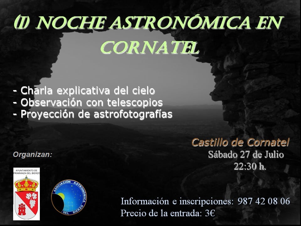 NOCHE ASTRONOMICA CORNATEL