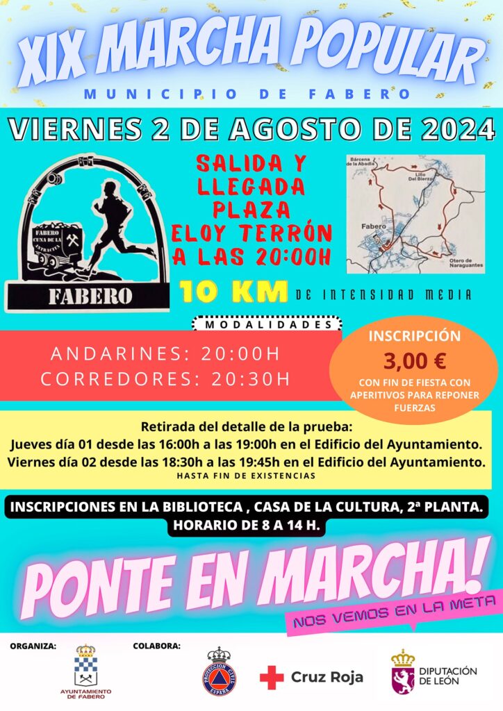 XIX MARCHA POPULAR MUNICIPIO DE FABERO