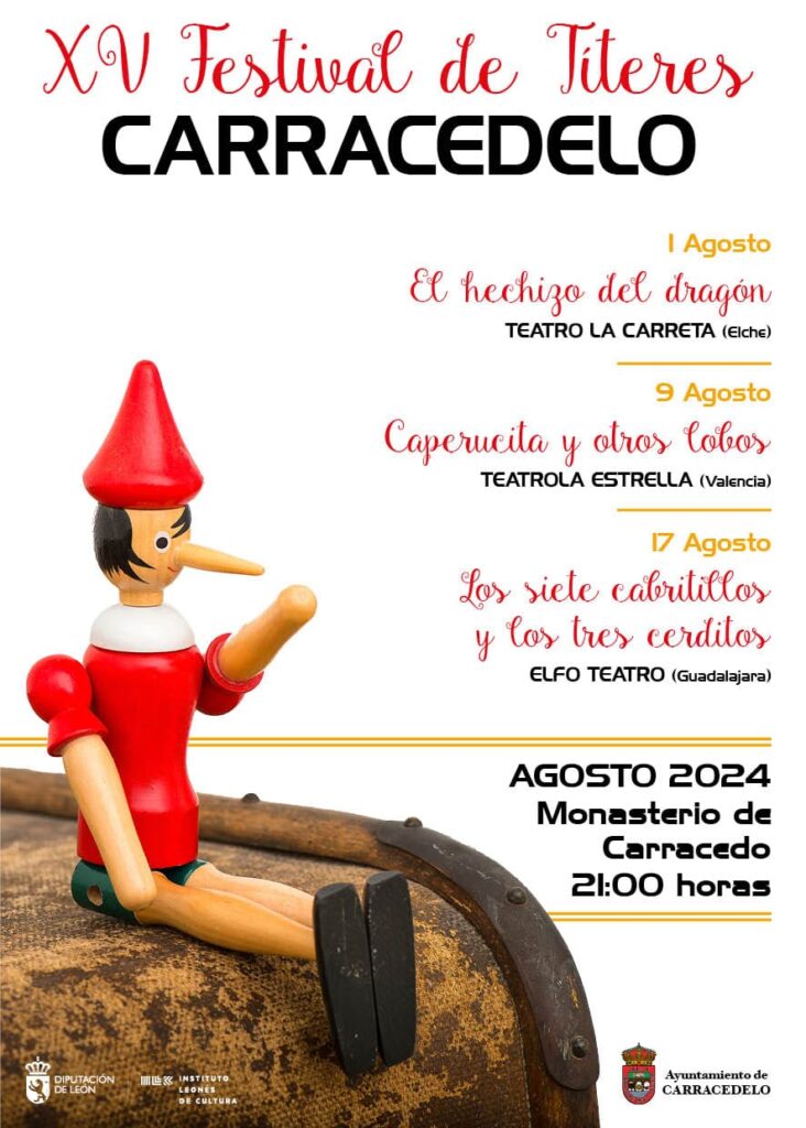 XV Festival de Títeres de Carracedelo cartel