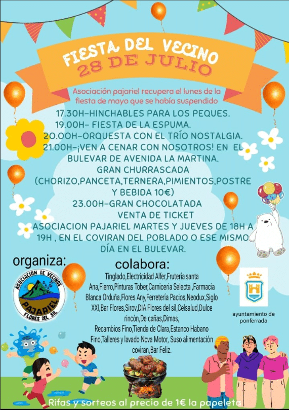 fiesta del vecino en flores del sil