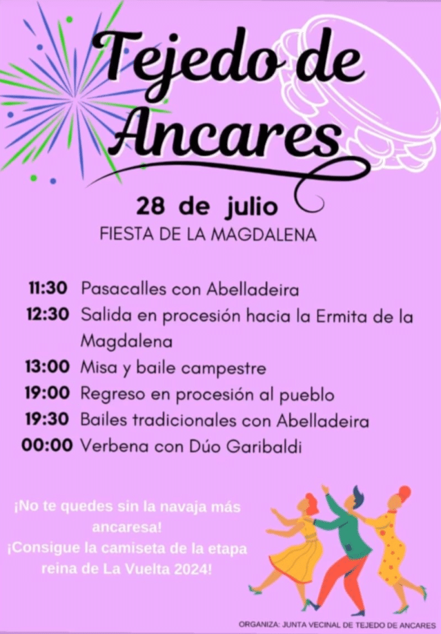 fiestas en tejedo de ancares 2024