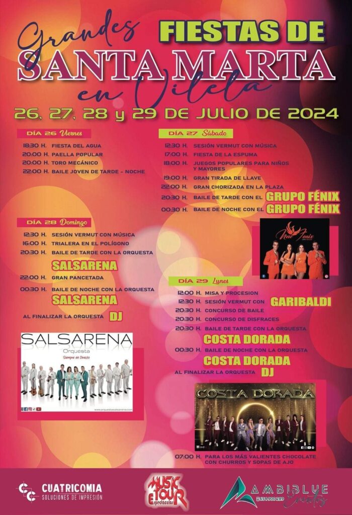 fiestas en vilela