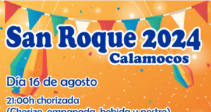 Fiestas de San Roque en Calamocos portada