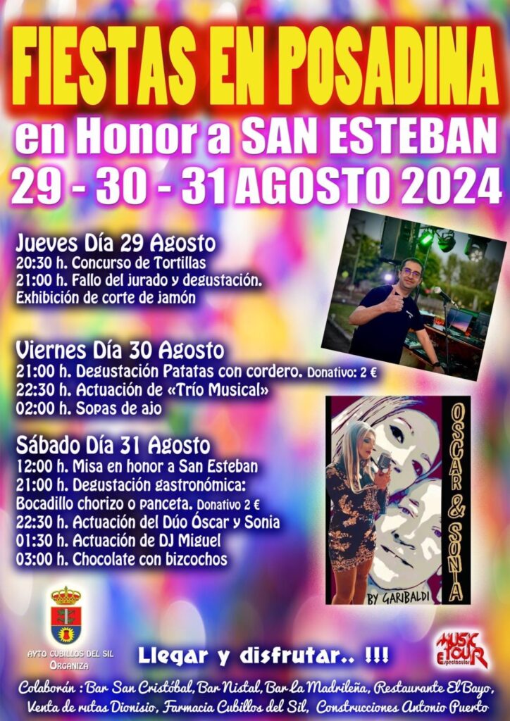 Fiestas en Posadina 2024