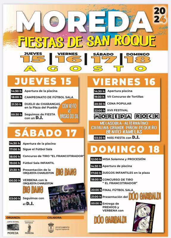 fiestas de moreda programacion